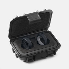8mm Silicone Ring Set - Royal Black