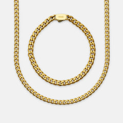 Curb Chain Kit - 18K Gold - Large