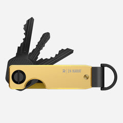 Ridge KeyCase - 24K Gold