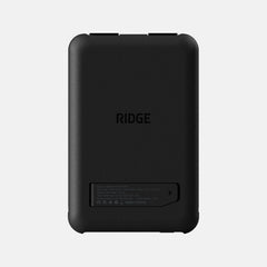 Ridge Power Bank - 10k mAh - Matte Black