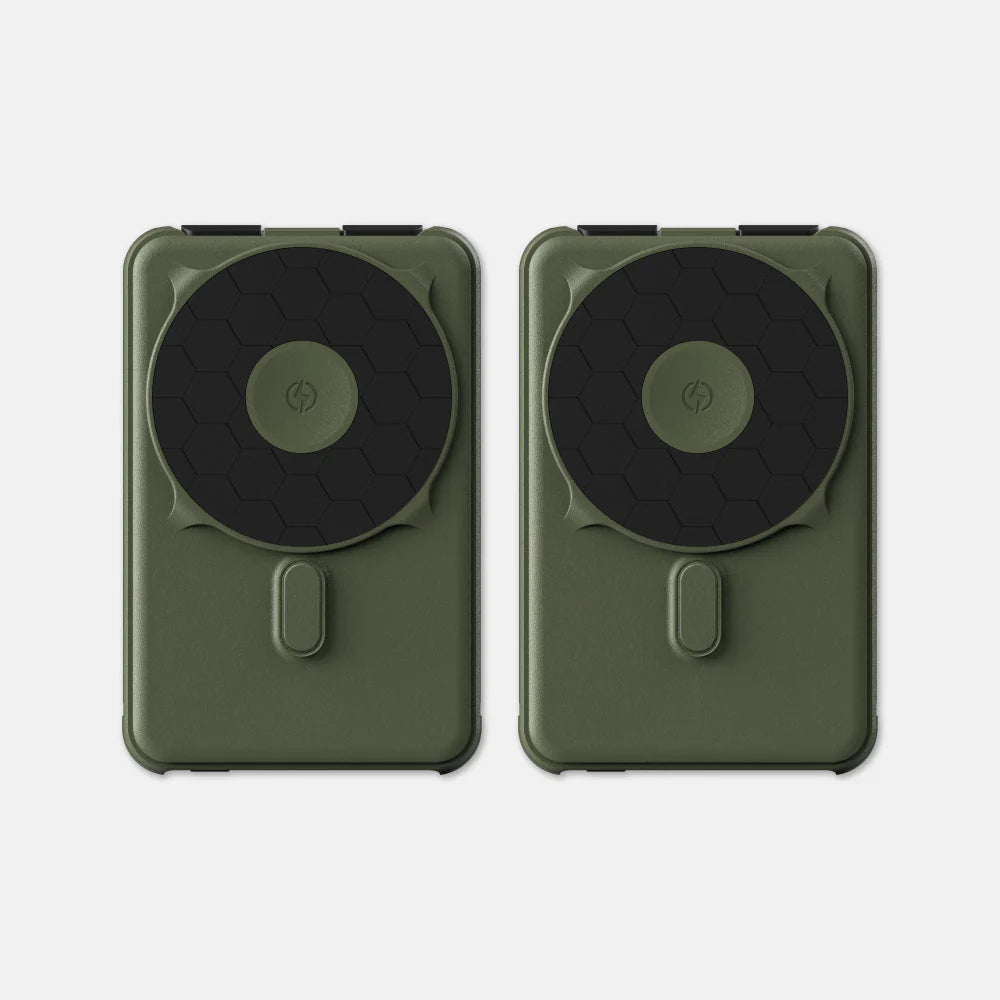 Ridge Power Bank - 10k mAh Bundle - Matte Olive - 2-Pack