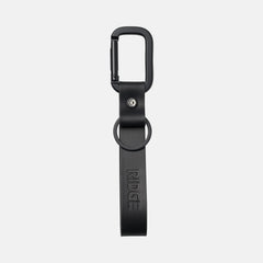 Ridge Keychain - Midnight Black Leather