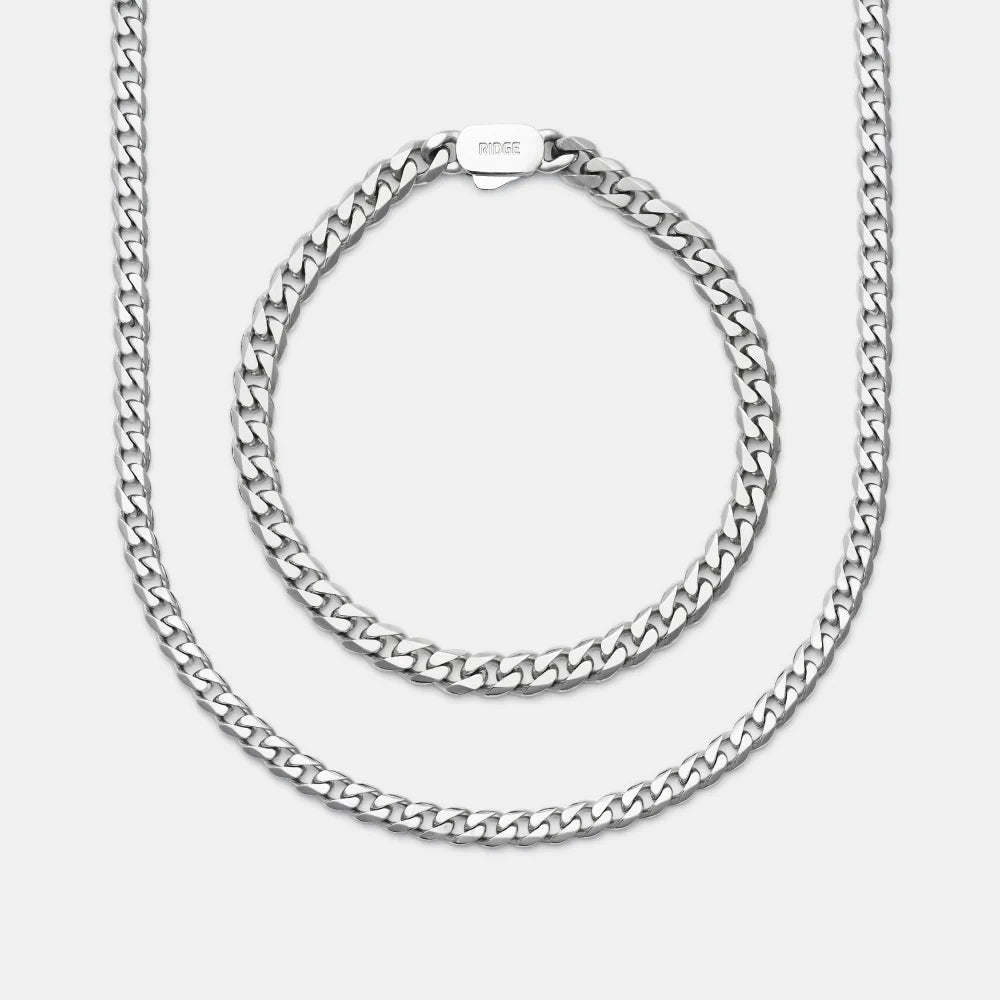 Curb Chain Kit - Platinum - Large