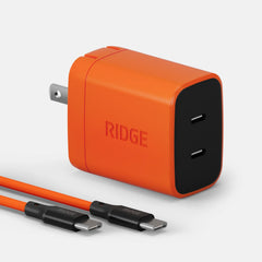 Wall Charger Set - 45W - Basecamp Orange