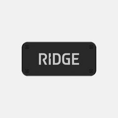 Ridge Logo Plate - Royal Black