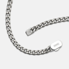 5mm Curb Chain - Titanium - 20"