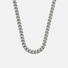5mm Curb Chain - Titanium - 22"
