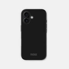 Ridge Phone Case - Matte Black - iPhone 16